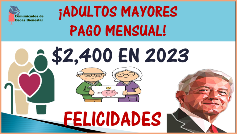 La Pensi N De Bienestar Para Los Adultos Mayores La Cantidad