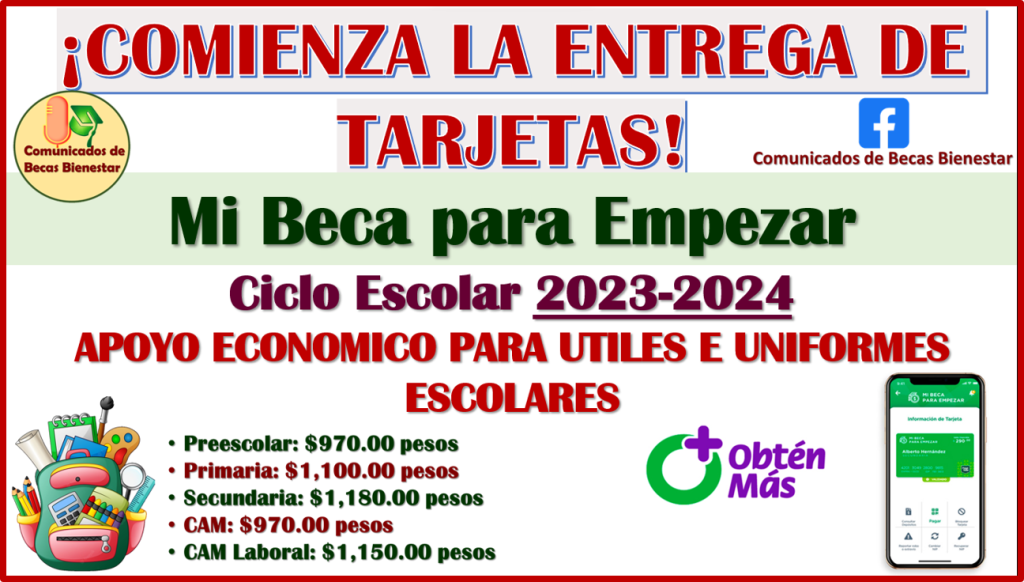 Comienza La Entrega De Tarjetas Del Programa Mi Beca Para Empezar Y