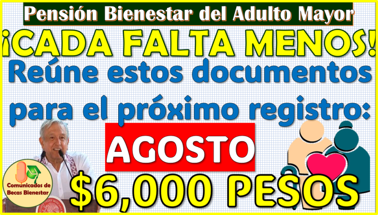 Ya Falta Menos Para Que Puedas Registrarte En La Pensi N Bienestar