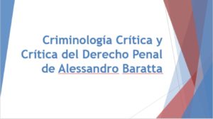 Criminología Crítica y Crítica del Derecho Penal de Alessandro Baratta PDF