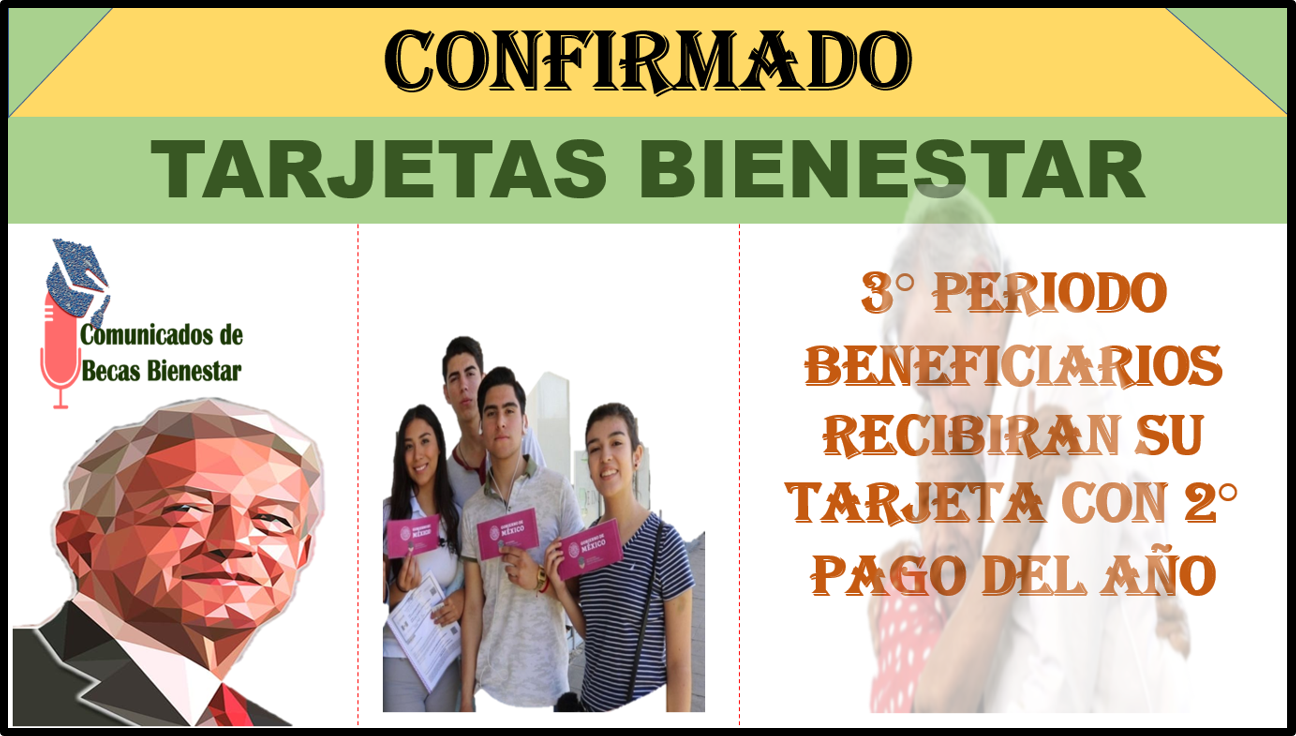 ¡Tercer Periodo de Bancarización!, LOS ALUMNOS recibirán tarjetas con pagos incluidos en estas son las FECHAS| Infórmate: Becas Benito Juárez