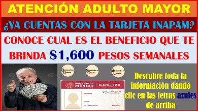 ATENCION BENEFICIARIOS DEL INAPAM DESCUBRE COMO OBTENER HASTA $1,600 PESOS SEMANALES CON ESTE BENEFICIO DE LA TARJETA INAPAM