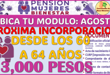 De esta manera podrás ubicar tu modulo para tu próximo registro: Pensión Mujeres bienestar 2025