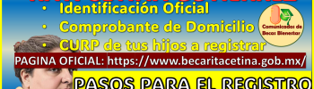 Solo son 3 DOCUMENTOS que necesitas para el REGISTRO de la Beca Rita Cetina Gutierrez