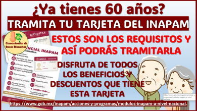 Si ya tienes 60 años, tramita la Tarjeta del INAPAM y disfruta de sus beneficios, aquí te explico como hacerlo