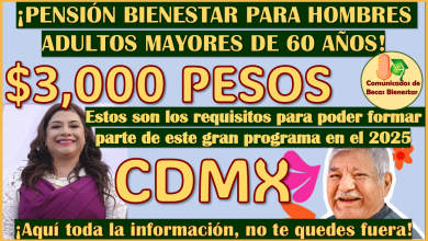 Pensión Bienestar para Adultos Mayores de 60 a 64 años ¡PROGRAMA SOLO PARA CABALLEROS!