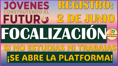 Conoce la FOCALIZACIÓN para registrarte en el Programa de Jóvenes Construyendo el Futuro 2025