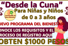 Conoce como funciona el Programa "Desde la Cuna" para todos los niños de 0 a 3 años, aqui más detalles