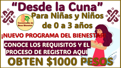 Conoce como funciona el Programa "Desde la Cuna" para todos los niños de 0 a 3 años, aqui más detalles