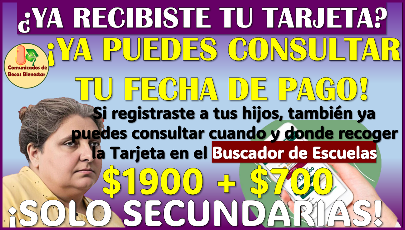 ¿Ya recibiste tu Tarjeta de la Beca Rita Cetina Gutierrez? consulta tu primer pago,te decimos como hacerlo