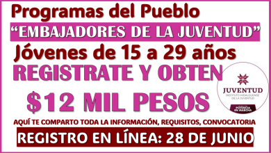 Registrate en el Programa "Embajadores de la Juventud" si tienes entre 15 a 29 años