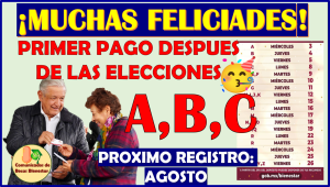 Recibe tu Primer pago después de las elecciones, así quedan tus pagos del bimestre Julio-Agosto: Adulto Mayor