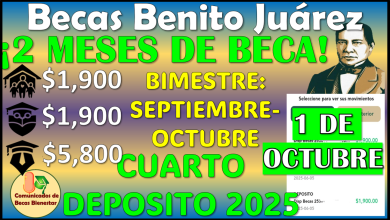 Conoce el próximo deposito oficial de las Becas Benito Juárez: Básica, Media Superior y Superior 2025