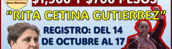 Arranca la convocatoria de la nueva Beca Universal Rita Cetina Gutierrez para nivel Básico