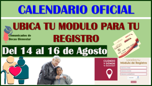 UBICA TU MODULO para tu REGISTRO a la Pensión Bienestar del Adulto Mayor