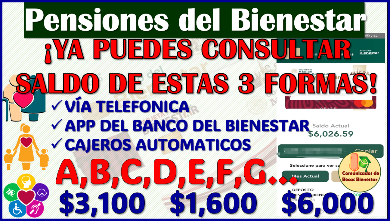 Des estas 3 formas podrás consultar saldo en este QUINTO PAGO de las Pensiones del Bienestar 2024, aquí te informo