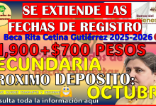 Se extiende el REGISTRO para la Beca Rita Cetina Gutierrez 202-2026 ¡NO TE QUEDES FUERA!