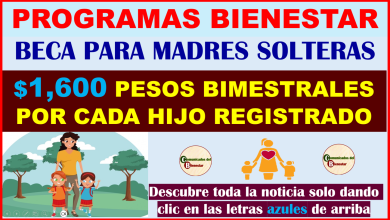 GRANDEZ NOTICIAS PARA TODAS LAS MADRES SOLTERAS DESCUBRE TODO SOBRE LA BECA BIENESTAR PARA MADRES SOLTERAS 2024