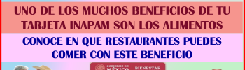 ATENCION BENEFICIARIOS DEL INAPAM DESCUBRE DONDE PUEDES IR A COMER CON UN GRAN DESCUENTO PARA TI