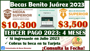 ¡Si eres Becario de Educación Media Superior y Superior! ya se encuentra DISPONIBLE tu Beca de 4 meses: Becas Benito Juárez