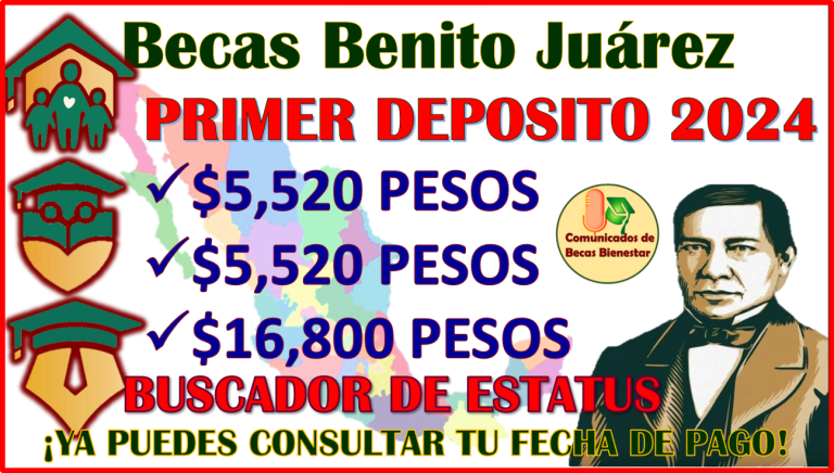 PRIMER PAGO 2024 de las Becas Benito Juárez, aquí los montos y cómo consultar la fecha exacta