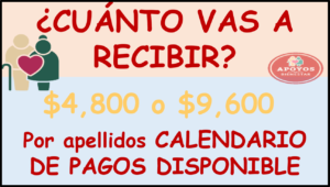 PENSIÓN BIENESTAR PARA ADULTOS MAYORES ¿Qué pago te toca? ¿$4,800 o $9,600?