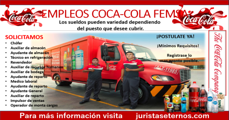 ≫ ⚖️Empleos CocaCola FEMSA Juristas Eternos【2021 】🥇