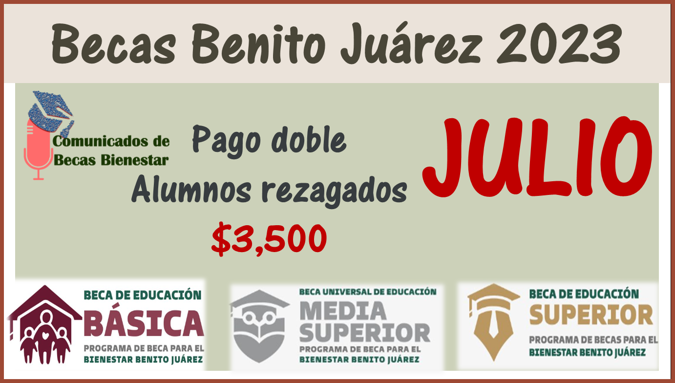¡CONFIRMADO!, suscripción para estos alumnos en oriente mes de JULIO| consulta tu data de suscripción: Becas Benito Juárez
