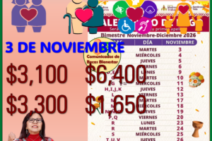 YA ES OFICIAL EL CALENDARIO DE PAGOS DEL ULTIMO BIMESTRE: PENSIONES DEL BIENESTAR, ASÍ LAS FECHAS