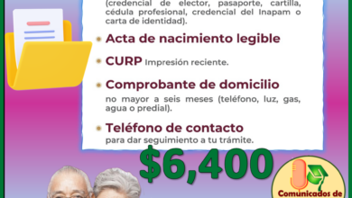 Conoce los DOCUMENTOS para el registro este 19 de octubre: pensión del adulto mayor 65 años
