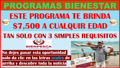 PRESTA MUCHA ATENCION ESTE PROGRAMA BIENESTAR OFRECE $7,500 A CUALQUIER PERSONA SIN IMPOTAR LA EDAD Y TAN SOLO SON TRES SIMPLES REQUISITOS