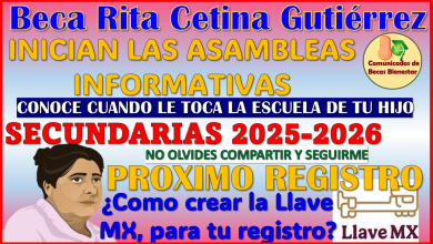 Ya iniciaron las asambleas informativas: Incorporación de la Beca Rita Cetina Gutierrez 2025-2026