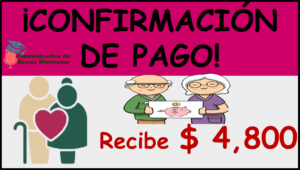 Pensión Bienestar 2023: Confirmación de Depósito por $4 mil 800 pesos, así se te notifica| Pendiente