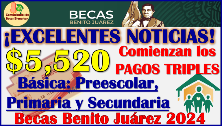 Se CONFIRMA el PRIMER PAGO 2024 de las Becas Benito Juárez Básica, aquí la información completa