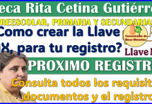 ¿Cómo CREAR la cuenta LLAVE MX para el registro de la Beca Rita Cetina Gutierrez 2025-2026?