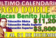 ULTIMO CALENDARIO OFICIAL DE PAGOS: BECAS BENITO JUAREZ 2024