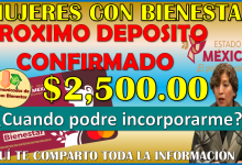 Tercer Depósito de Mujeres con Bienestar 2025, aqui te brindo toda la información