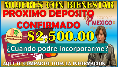 Tercer Depósito de Mujeres con Bienestar 2025, aqui te brindo toda la información