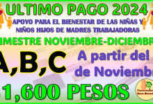 Ultimo pago de la Pensión Bienestar de hijo e hijas de Madres Trabajadoras 2024, estos son los montos y fechas