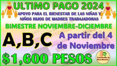 Ultimo pago de la Pensión Bienestar de hijo e hijas de Madres Trabajadoras 2024, estos son los montos y fechas