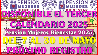 Estas son las 4 semanas de pagos del Tercer Bimestre de la Pensión Mujeres Bienestar 2025