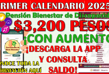 Pension Bienestar de Discapacidad 2025 ¡Primer calendario oficial de pagos del bimestre Enero-Febrero