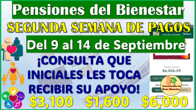 SEGUNDA SEMANA DE PAGOS: Pensionados del Bienestar, descubre cuales son las iniciales ¡QUINTO DEPOSITO 2024!