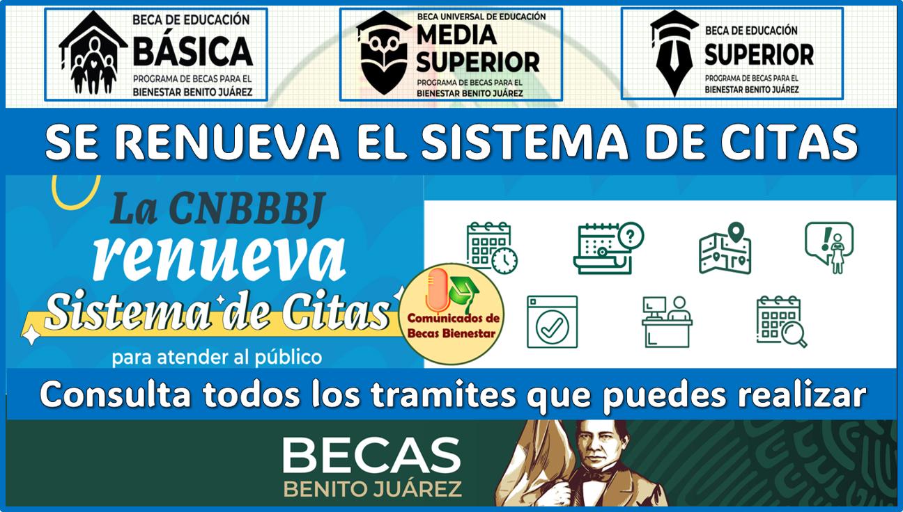 Se actualiza el Sistema de Citas, estos son los beneficios: Becas Benito Juárez 2024