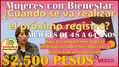 ¿Cuándo se va a realizar el próximo registro de Mujeres con Bienestar? aqui te informamos