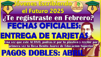 Si te registraste en la Beca Jóvenes Escribiendo el Futuro, ya hay fechas de entrega de Tarjetas