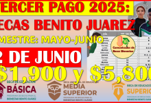 Primera semana de pagos bimestre Mayo-Junio: Becas Benito Juárez 2025, aqui mas información
