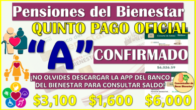 Primera semana de Septiembre ¡QUINTO PAGO OFICIAL! de las Pensiones del Bienestar, aquí toda la información