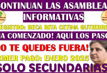 Continúan las asambleas informativas para el registro de la Beca Rita Cetina Gutierrez, consulta la fecha de tu escuela