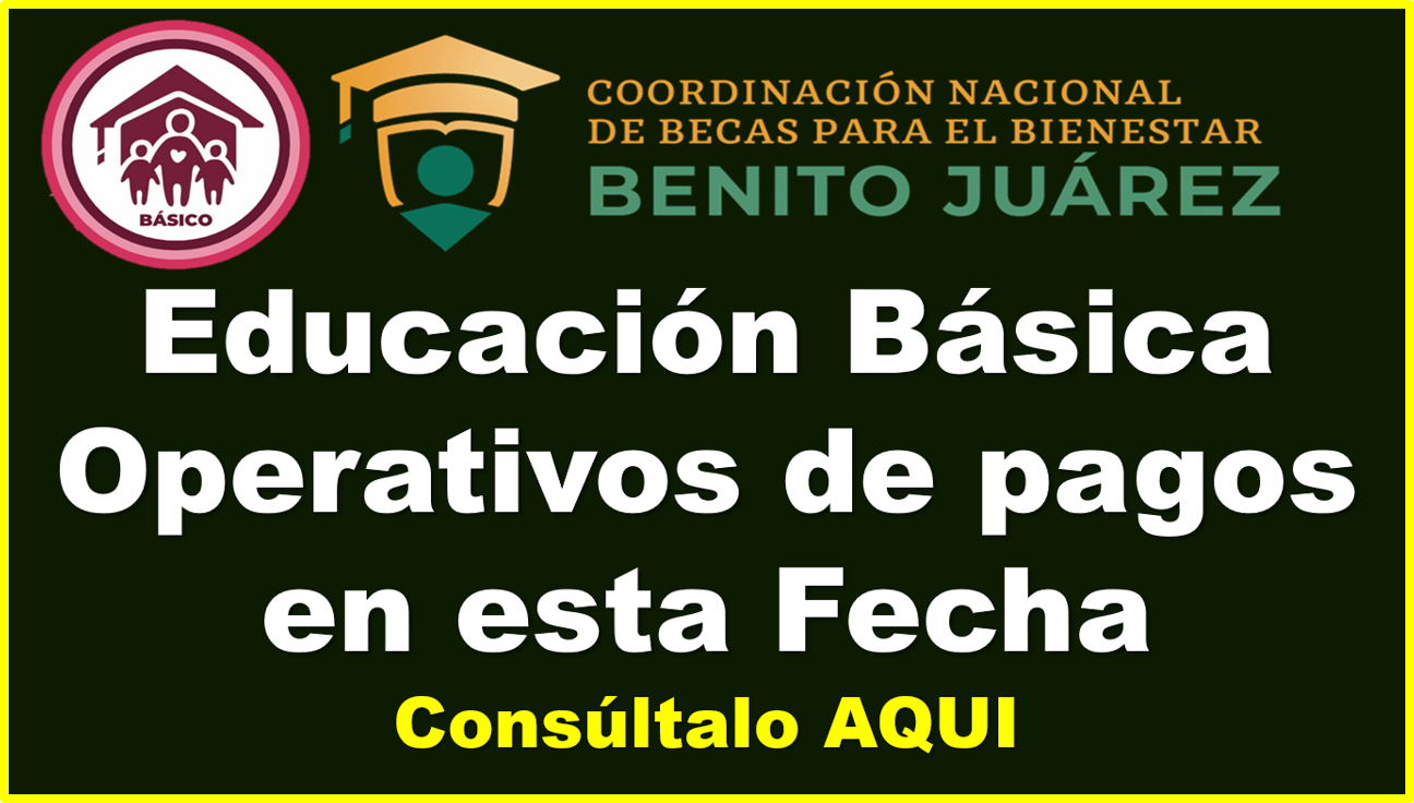 Educación Básica, Fechas de Pago Becas Benito Juárez